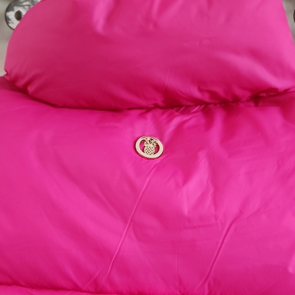 NWT Simply Southern Pink Puffer Vest, Medium - Picture 8 of 12